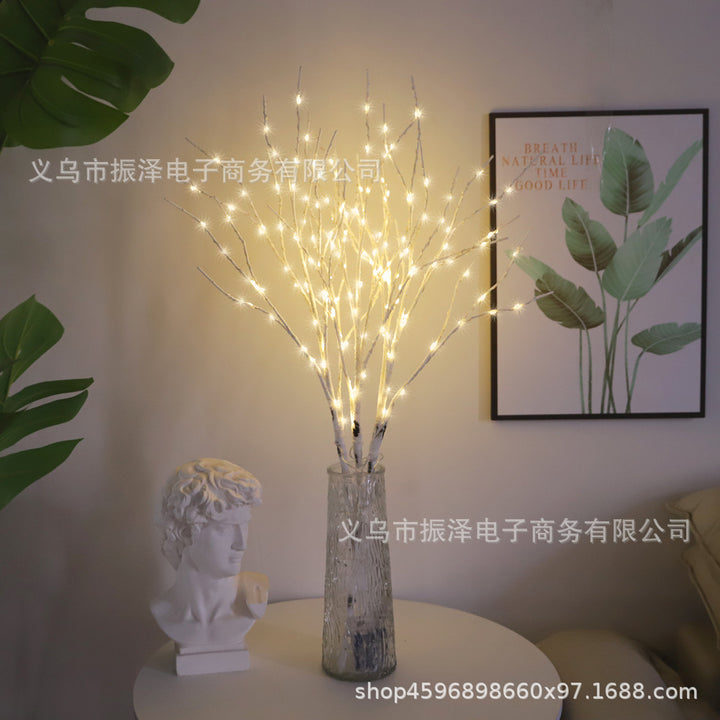 New 50LED branch modeling lamp simulation birch home party atmosphere decoration landscape luminous tree lamp