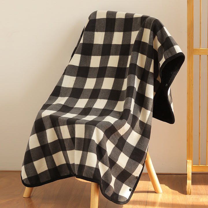 Shawl Blanket, Office Nap Blanket, Lunch Break Blanket, Study Blanket, Leg Cover Blanket, Small Blanket for Student Dormitory, Windproof for Winter