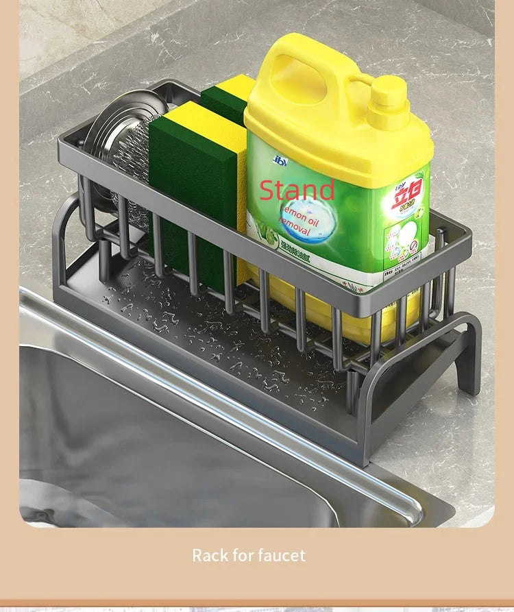 Kitchen Sink Spice &amp; Storage Organizer Rack
