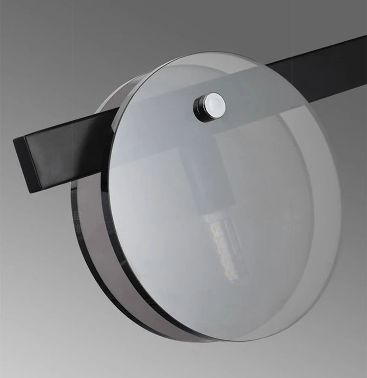 Modern Glass Pendant Light - Adjustable Chandelier for Dining Room