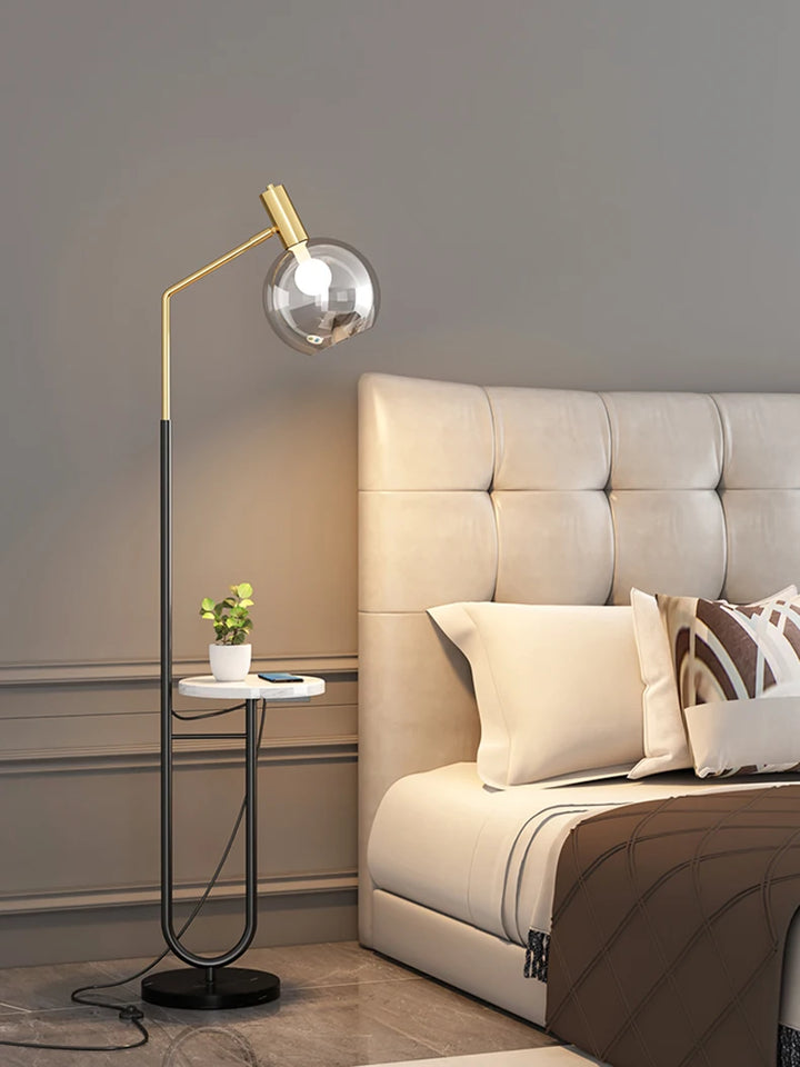 Modern LED Floor Lamp - Dimmable Standing Light for Bedroom