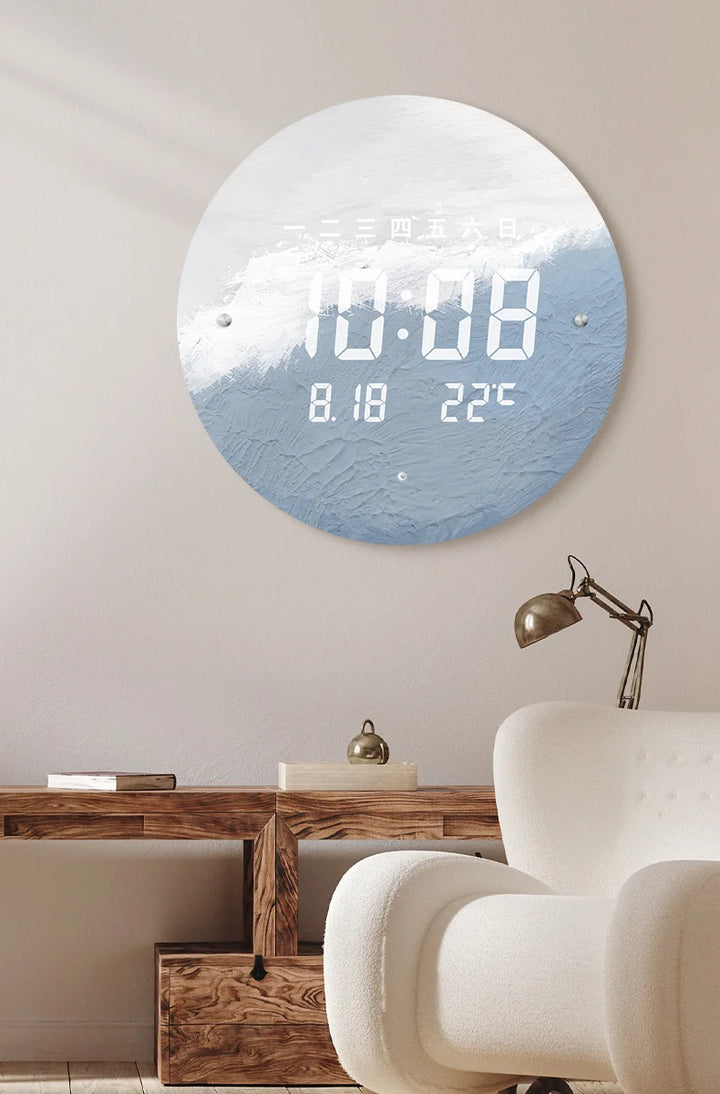 LED Electronic Clock Living Room Simple Modern Fashionable and Atmospheric Clock for Home Use