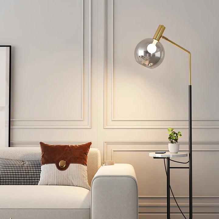 Modern LED Floor Lamp - Dimmable Standing Light for Bedroom