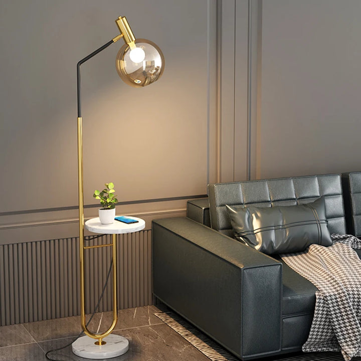Modern LED Floor Lamp - Dimmable Standing Light for Bedroom