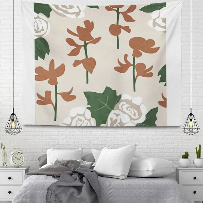 Bohemian Wall Tapestry - Large Nordic Autumn Design