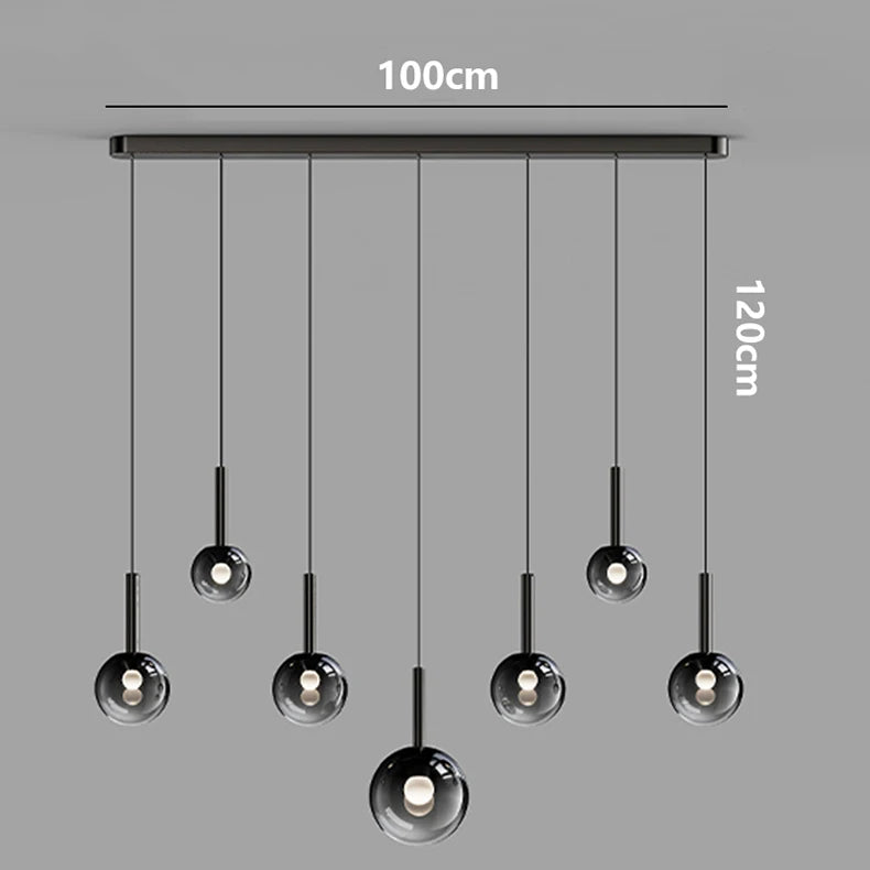 Modern LED Pendant Light - Dimmable Chandelier for Dining Room