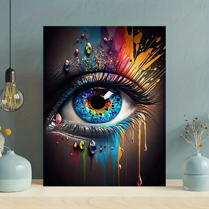 Abstract Eye Wall Art - HD Canvas Print Mural for Home Decor