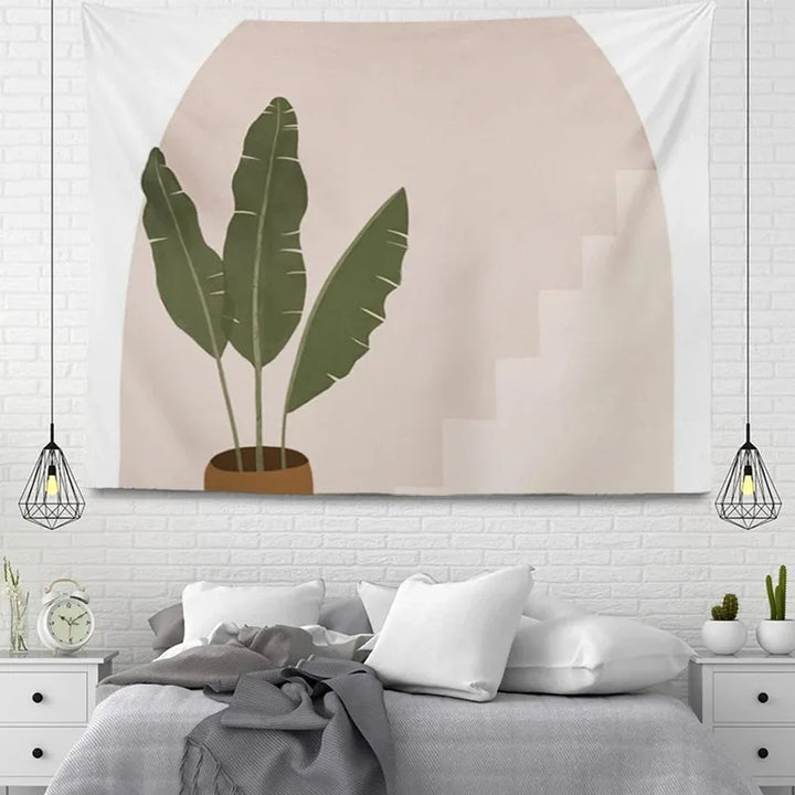 Bohemian Wall Tapestry - Large Nordic Autumn Design