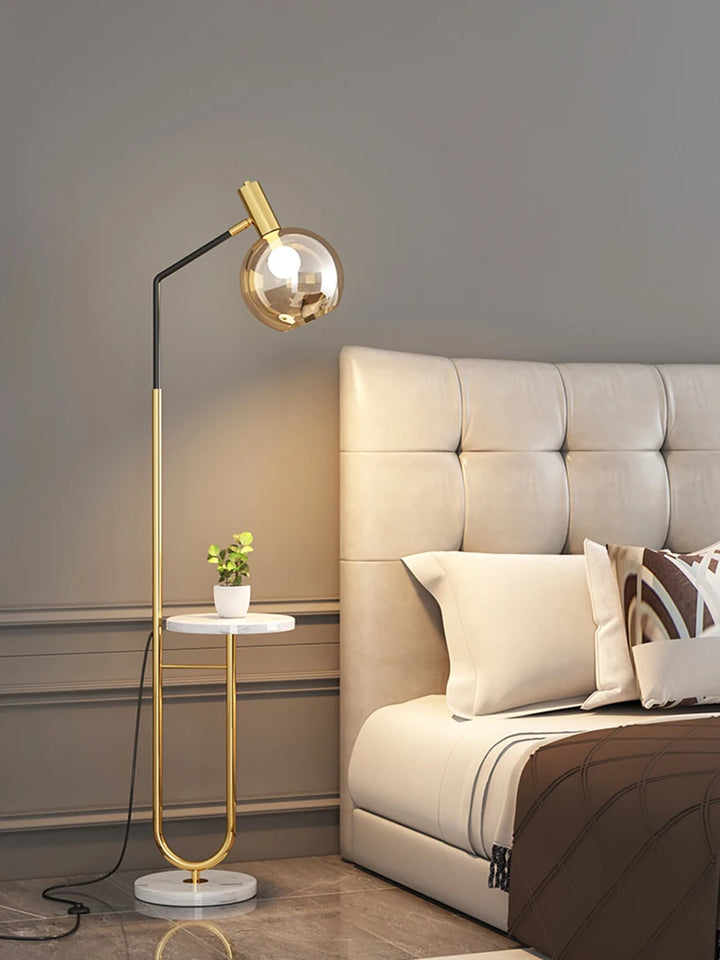 Modern LED Floor Lamp - Dimmable Standing Light for Bedroom