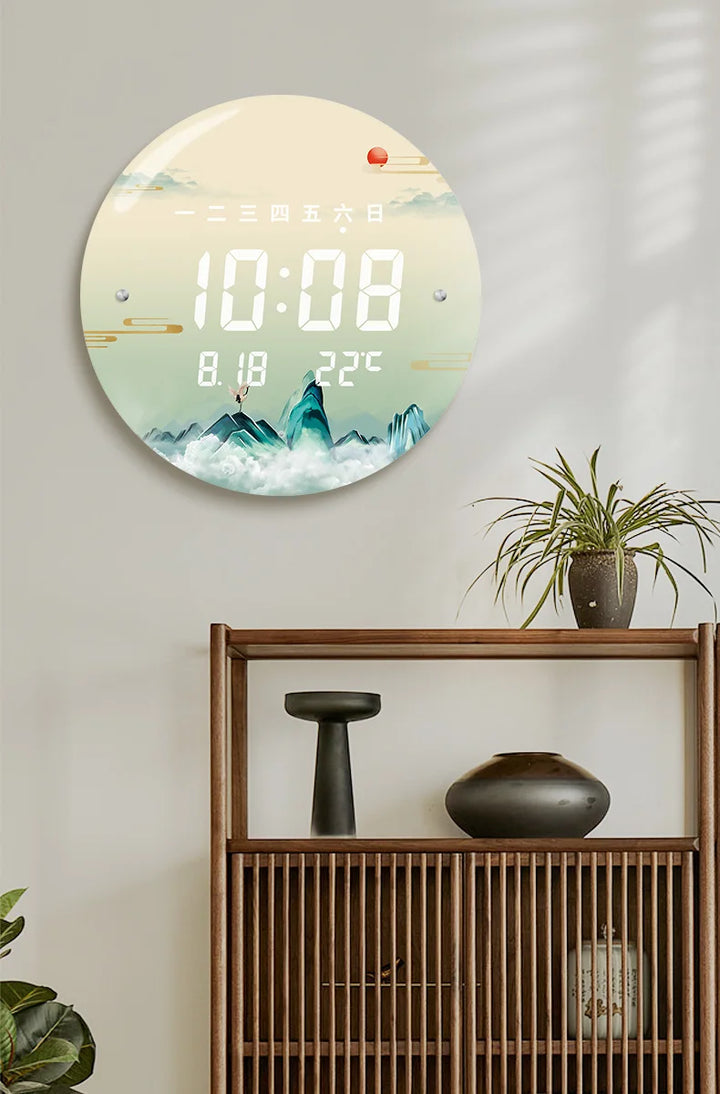 LED Electronic Clock Living Room Simple Modern Fashionable and Atmospheric Clock for Home Use