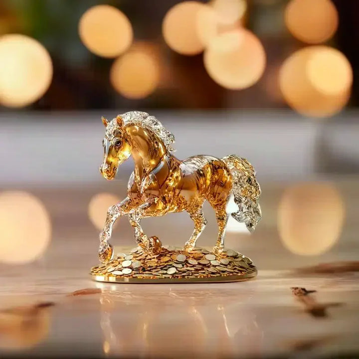 Acrylic 2D Horse Design Table Top Decor, Suitable for Home, Office, Café, Studio and Room, Ideal Gift and Desktop Accessory Kit