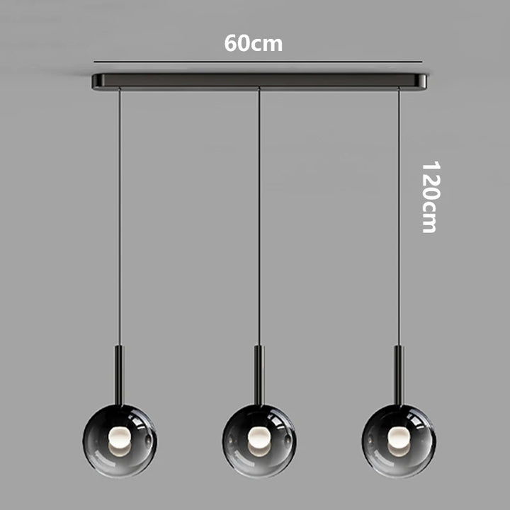 Modern LED Pendant Light - Dimmable Chandelier for Dining Room