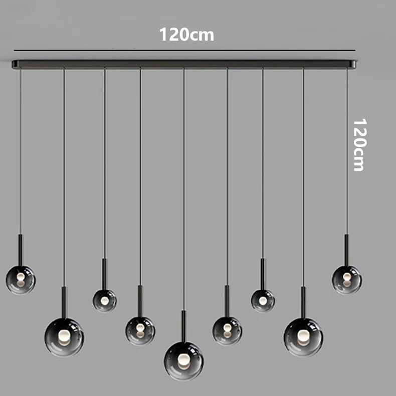Modern LED Pendant Light - Dimmable Chandelier for Dining Room