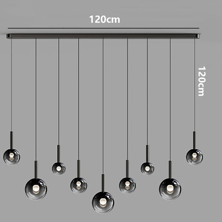 Modern LED Pendant Light - Dimmable Chandelier for Dining Room