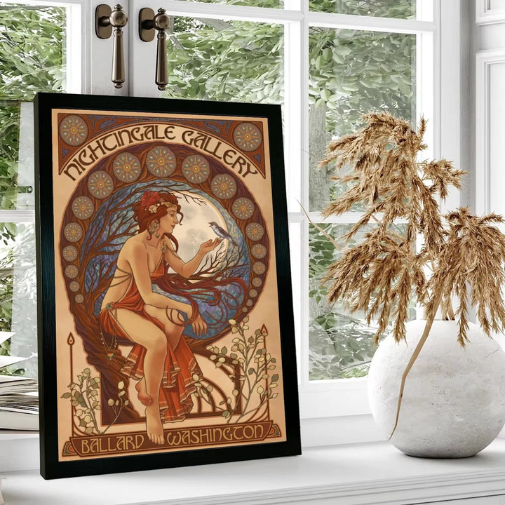 Art Nouveau Canvas Wall Art Print