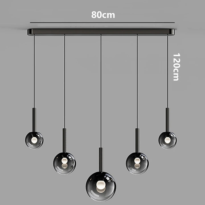 Modern LED Pendant Light - Dimmable Chandelier for Dining Room