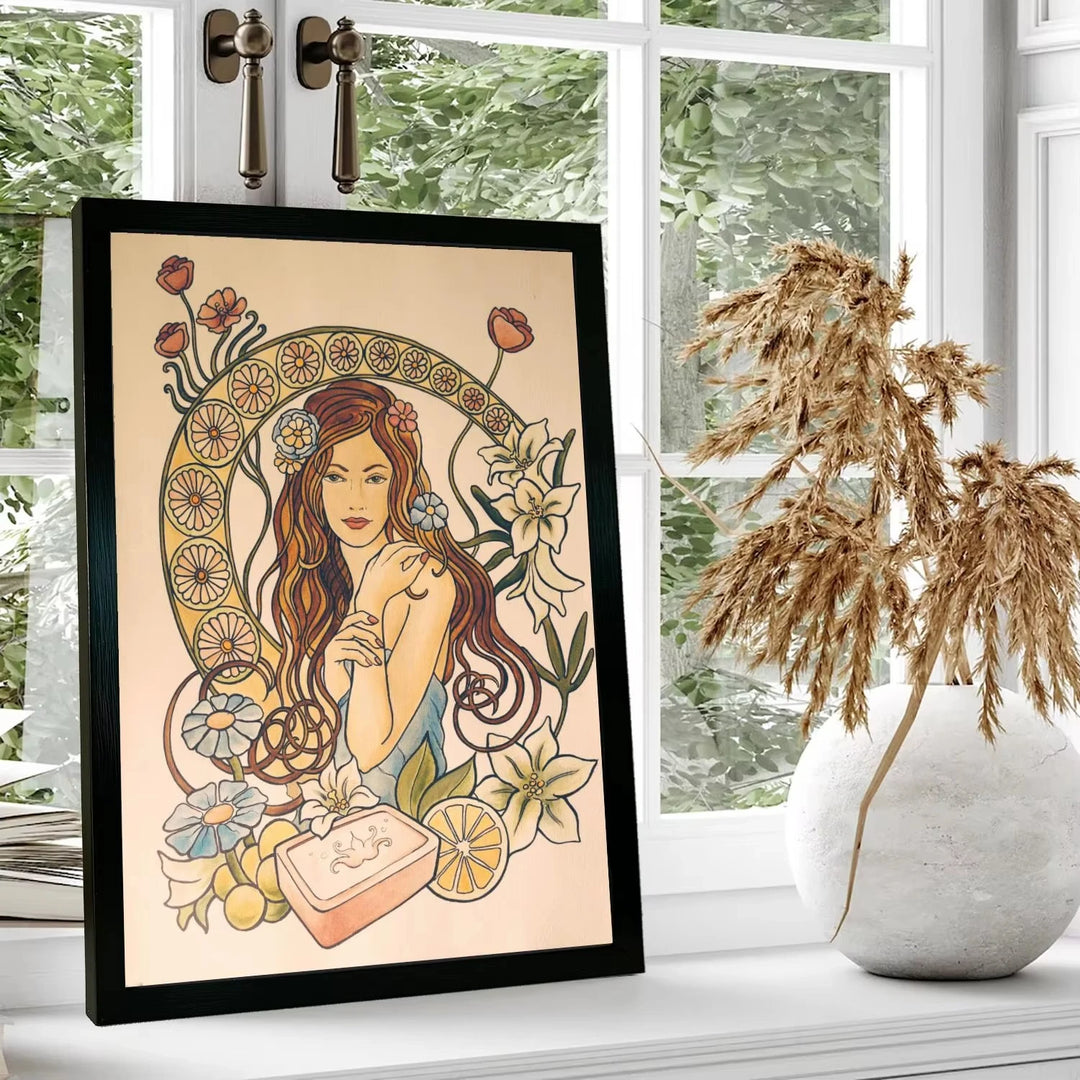 Art Nouveau Canvas Wall Art Print