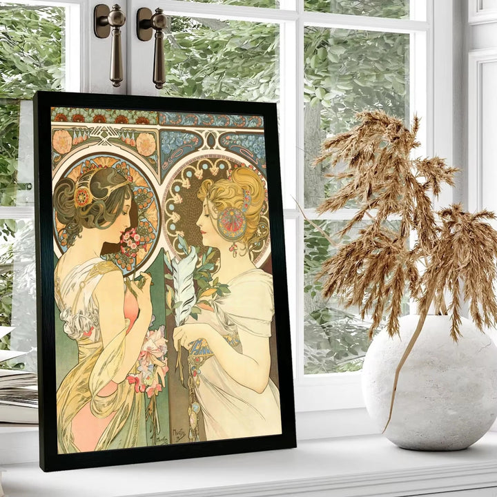 Art Nouveau Canvas Wall Art Print