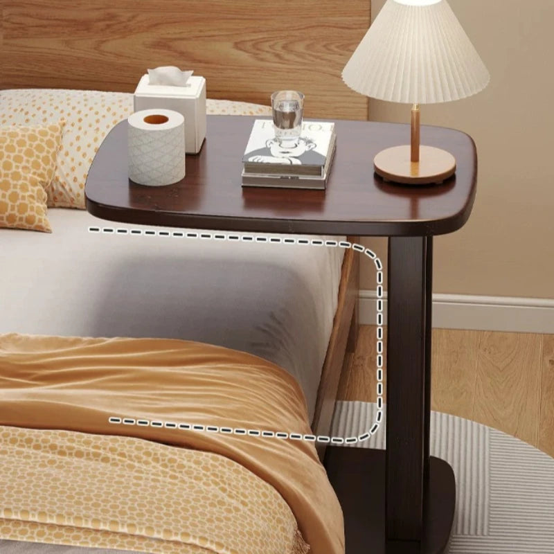 Modern Wooden Side Table – Retro Coffee Table for Living Room, Office &amp; Bedroom
