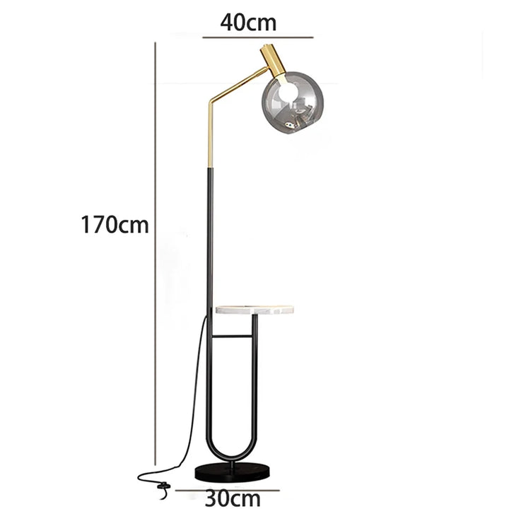 Modern LED Floor Lamp - Dimmable Standing Light for Bedroom