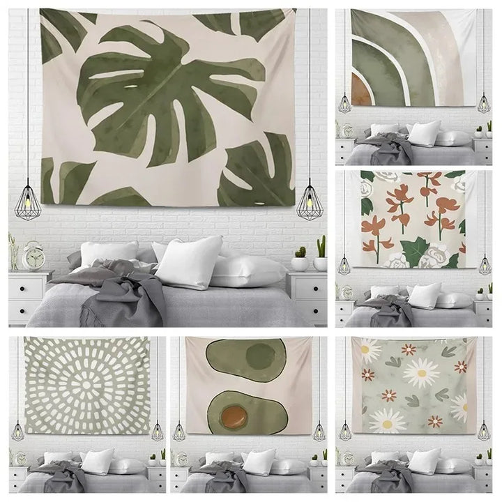 Bohemian Wall Tapestry - Large Nordic Autumn Design