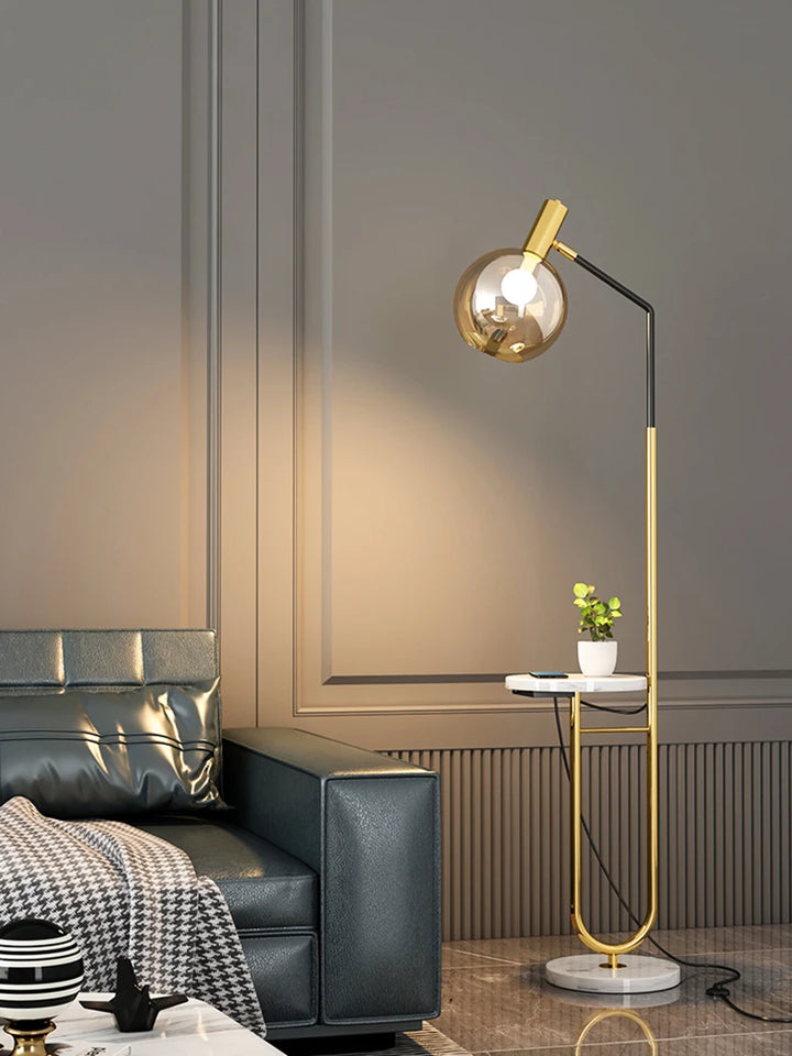 Modern LED Floor Lamp - Dimmable Standing Light for Bedroom