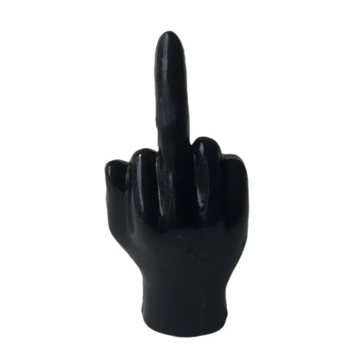 Hip Hop Middle Finger Resin Statue - Modern Desktop Decor