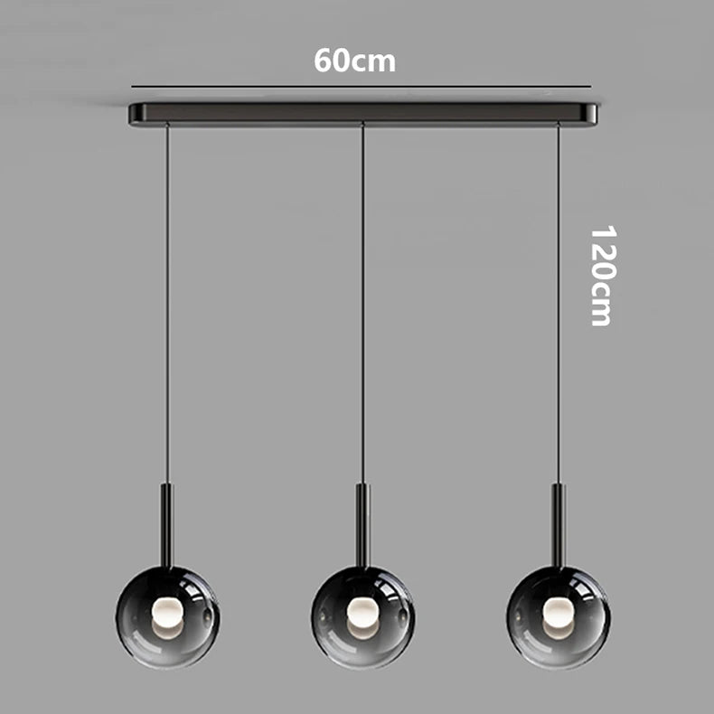 Modern LED Pendant Light - Dimmable Chandelier for Dining Room