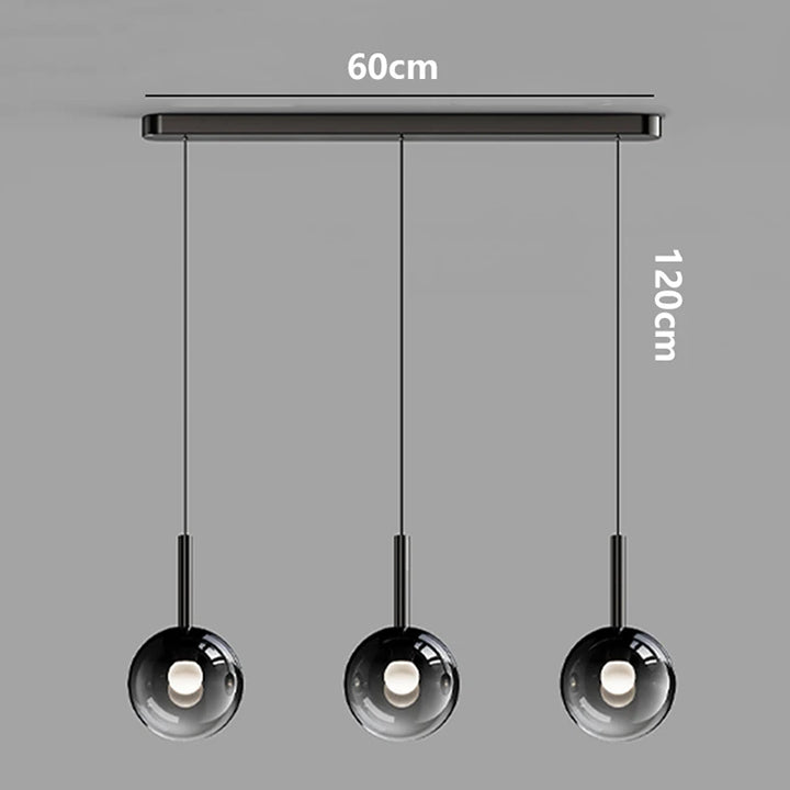 Modern LED Pendant Light - Dimmable Chandelier for Dining Room