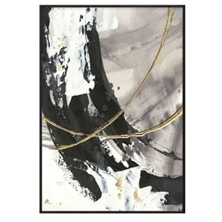 Hand Painted Abstract Oil Canvas Art