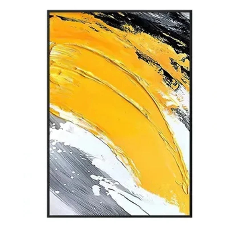 Hand Painted Abstract Oil Canvas Art