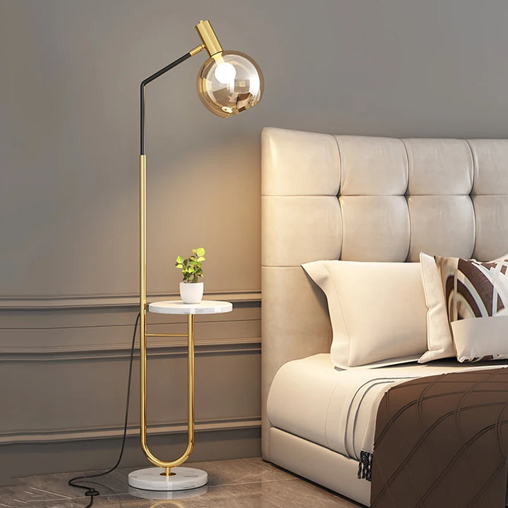 Modern LED Floor Lamp - Dimmable Standing Light for Bedroom