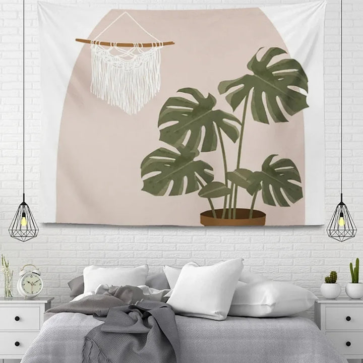 Bohemian Wall Tapestry - Large Nordic Autumn Design