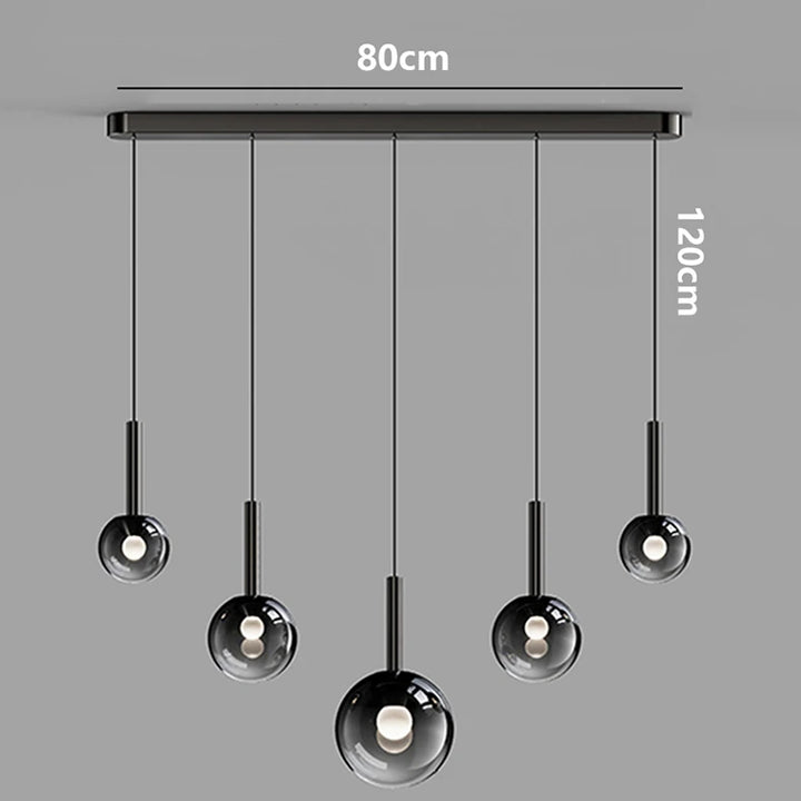 Modern LED Pendant Light - Dimmable Chandelier for Dining Room