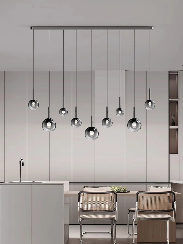Modern LED Pendant Light - Dimmable Chandelier for Dining Room