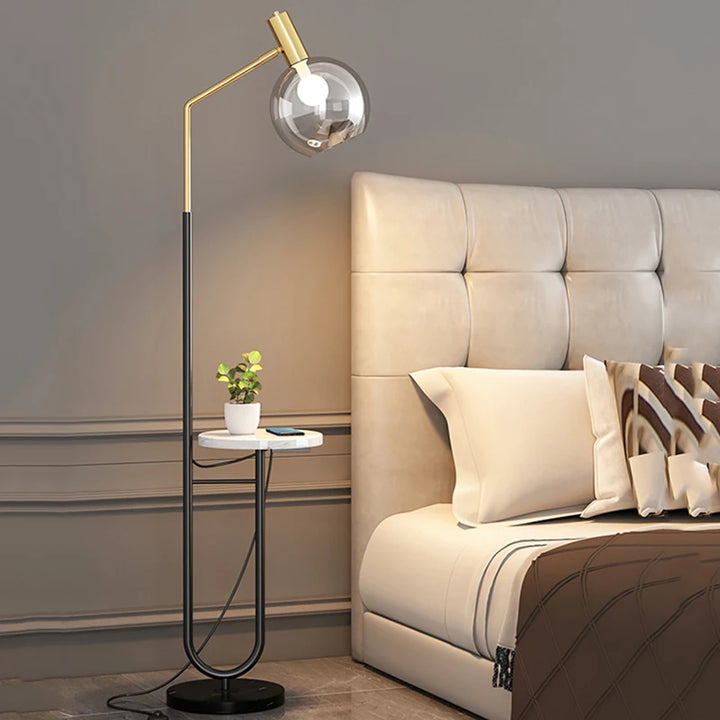 Modern LED Floor Lamp - Dimmable Standing Light for Bedroom