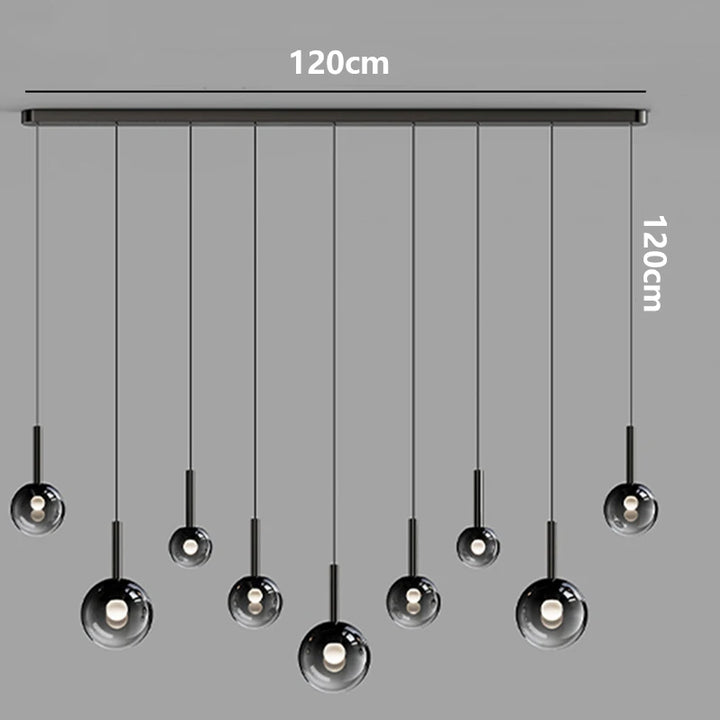 Modern LED Pendant Light - Dimmable Chandelier for Dining Room