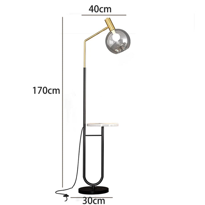 Modern LED Floor Lamp - Dimmable Standing Light for Bedroom