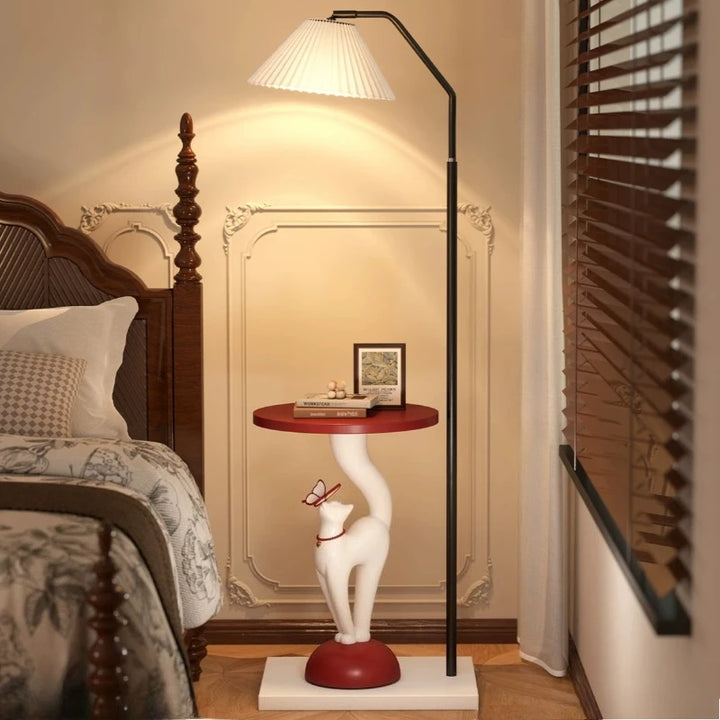 Modern Designer Cat Side Table – Minimalist Coffee Table for Living Room &amp; Small Spaces