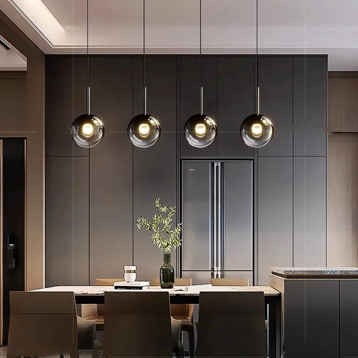Modern LED Pendant Light - Dimmable Chandelier for Dining Room